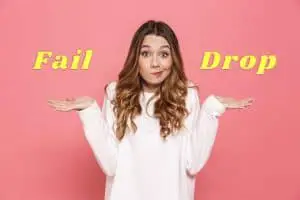 Drop or fail a college course: how to decide.