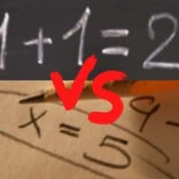 College math vs algebra.